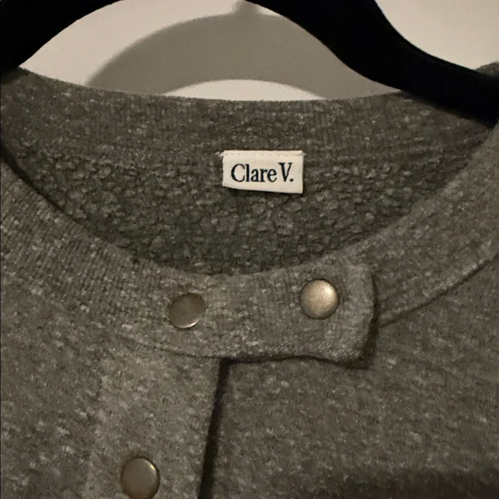 Clare V. Le Snap Cardigan Medium - Picture 8 of 10